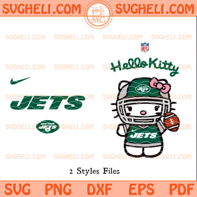Hello Kitty New York Jets NFL Svg New York Jets NFL Svg