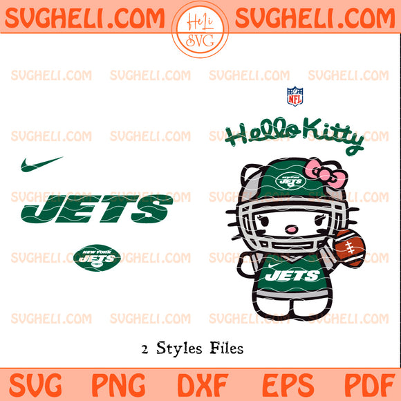 Hello Kitty New York Jets NFL Svg New York Jets NFL Svg