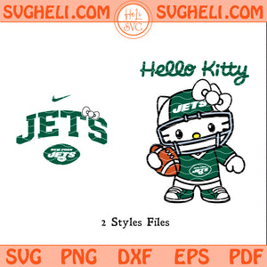 Hello Kitty New York Jets Svg NFL New York Jets Svg