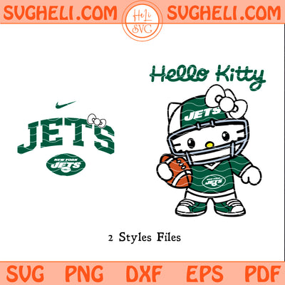 Hello Kitty New York Jets Svg NFL New York Jets Svg