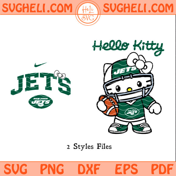 Hello Kitty New York Jets Svg NFL New York Jets Svg
