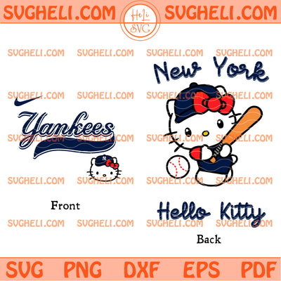 Hello Kitty New York Yankees MLB Svg Hello Kitty MLB Svg