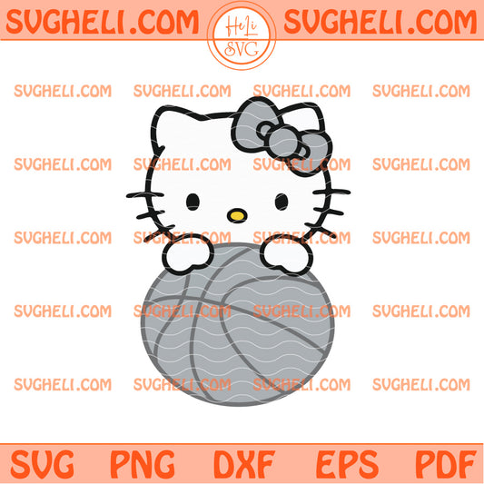 Hello Kitty San Antonio Spurs NBA Svg Hello Kitty Spurs Svg