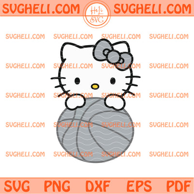 Hello Kitty San Antonio Spurs NBA Svg Hello Kitty Spurs Svg
