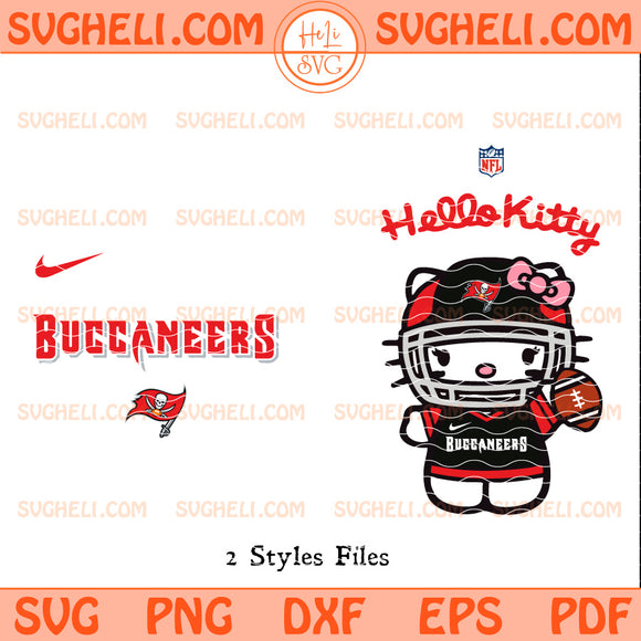 Hello Kitty Tampa Bay Buccaneers NFL Svg Buccaneers NFL Svg