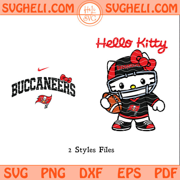 Hello Kitty Tampa Bay Buccaneers Svg NFL Buccaneers Svg
