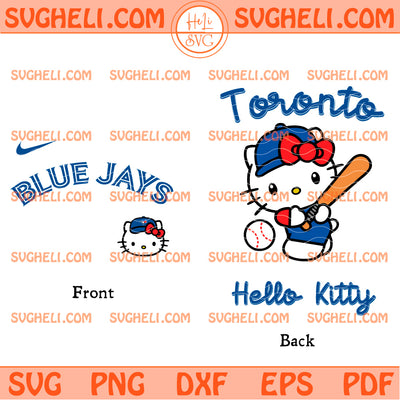 Hello Kitty Toronto Blue Jays MLB Svg Hello Kitty MLB Svg