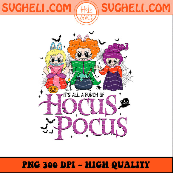 Hocus Pocus Labubu Witch Png Hocus Pocus Bunch Of Labubu Png