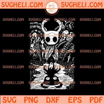Hollow Knight Back Svg Retro Gaming Hollow Knight Svg