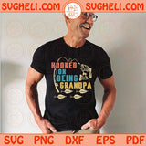 Hooked On Being Grandpa Svg Grandpa Custom Name Svg Reel Cool Svg Png Sublimation Dxf Eps Files