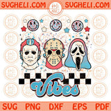 Horror 4th of July Svg Retro American Vibes Svg Funny Horror Svg Png Dxf Eps Files