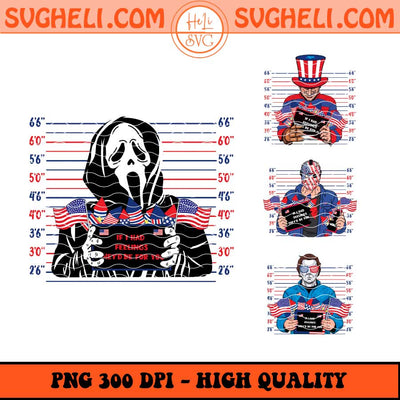 Horror Movie 4th Of July Png Horror Patriotic Png Sublimation Files