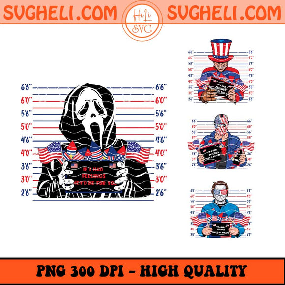 Horror Movie 4th Of July Png Horror Patriotic Png Sublimation Files