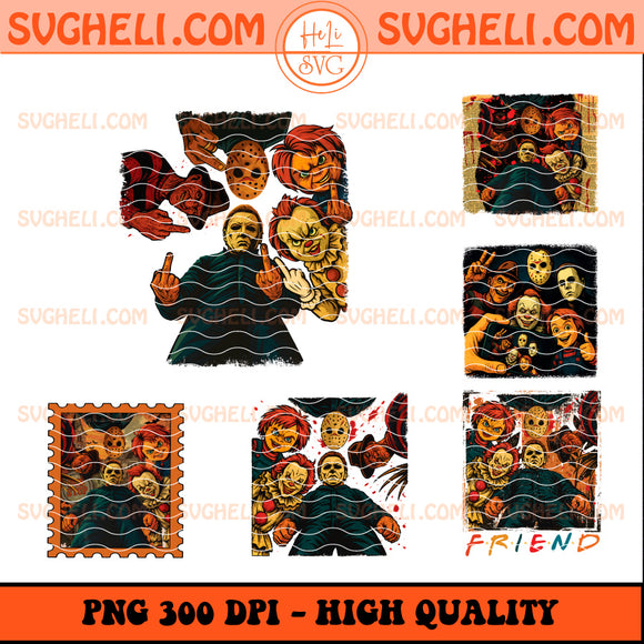 Horror Movies Characters Michael and Jason Heart Hands Png