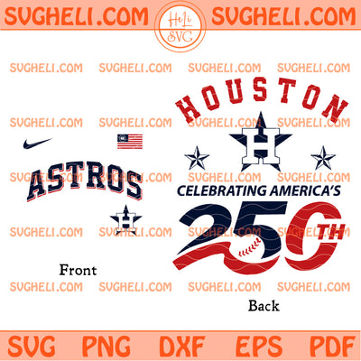 Houston Astros America 250th Anniversary 2026 Svg