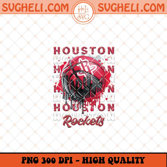 Houston Rockets Basketball Png NBA Basketball Png Sublimation Files