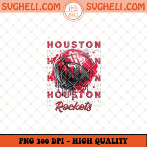 Houston Rockets Basketball Png NBA Basketball Png Sublimation Files