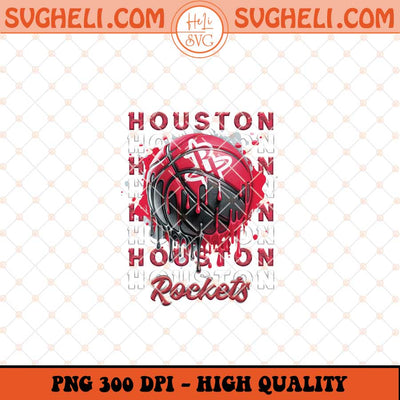 Houston Rockets Basketball Png NBA Basketball Png Sublimation Files