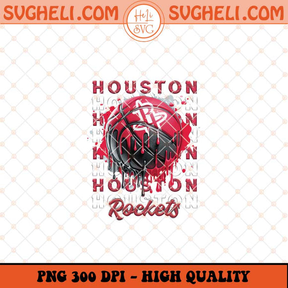 Houston Rockets Basketball Png NBA Basketball Png Sublimation Files