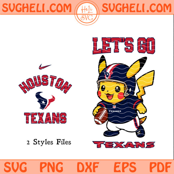 Houston Texans Pokemon NFL Svg Houston Texans Svg