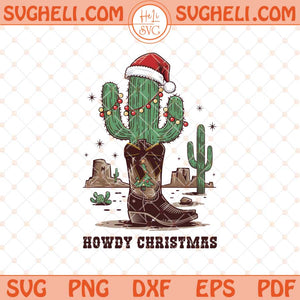 Howdy Christmas Svg Western Christmas Svg Christmas Svg Png Dxf Eps Files