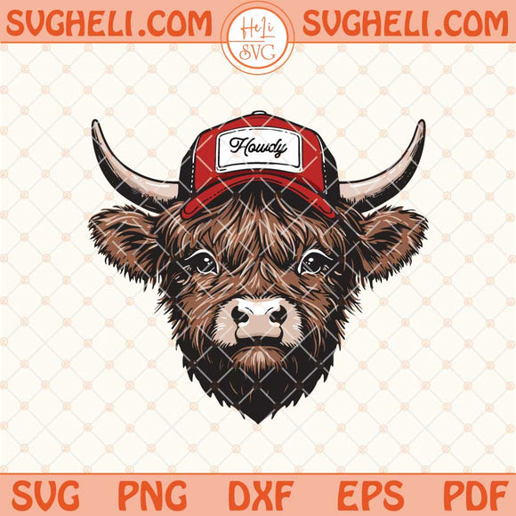 Howdy Cow Svg Western Svg Cowgirl Svg Cowboy Svg Png Dxf Eps Files