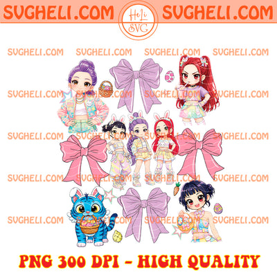 Huntrix Easter Day Png Kpop Huntrix Easter Day Png