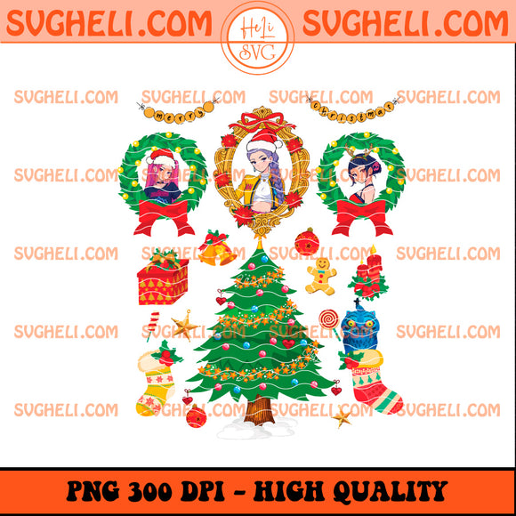 Huntrix Merry Christmas Hunters Png Christmas Kpop Png