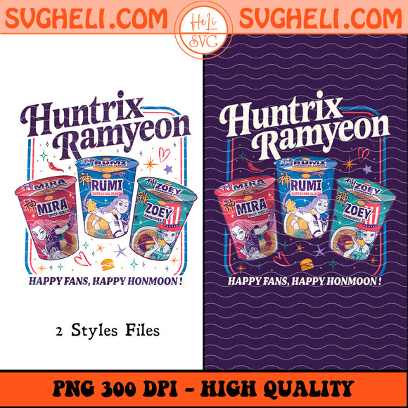 Huntrix Ramyeon Png KPop Demon Hunters Instant Noodle Png