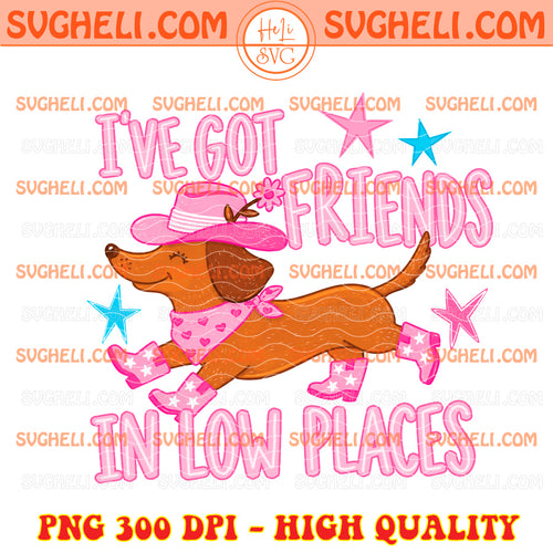 I've Got Friends in Low Places Png Striped Weenie Dog Png