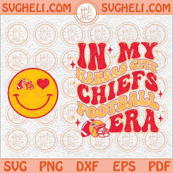 In My Kansas City Chiefs Football Era Svg Kansas City Football Svg Png Dxf Eps Pocket Design Files