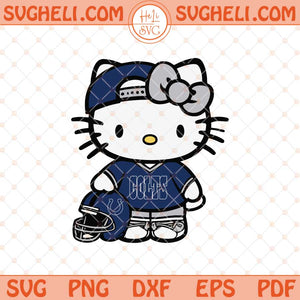 Indianapolis Colts Hello Kitty Svg Indianapolis Football Svg Png Dxf Eps Files