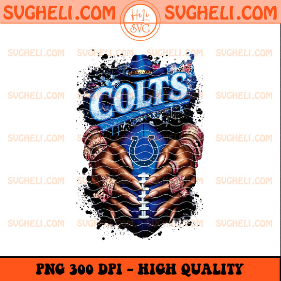 Indianapolis Colts NFL Hand Nail Finger Png
