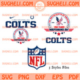 Indianapolis Colts USA 250th Anniversary Svg design featuring NFL logo and 3 styles for printable use.
