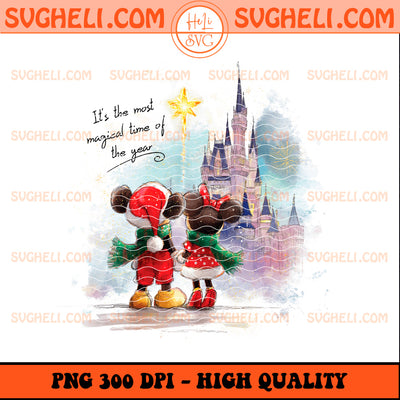 It is the Most Magical Time of the Year Mickey Minnie Png