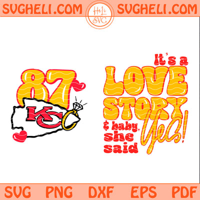Its a Love Story Swiftie Svg Baby She Said Yes Svg