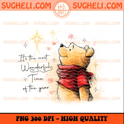 It's the Most Wonderful Time of the Year Pooh Png