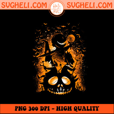 Jack Skellington Hallowwen Png Disney Halloween Png Sublimation Design