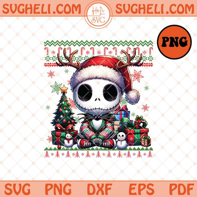 Sally Jack Skellington Ugly Christmas Sweater Png Sally Png Sublimation Files