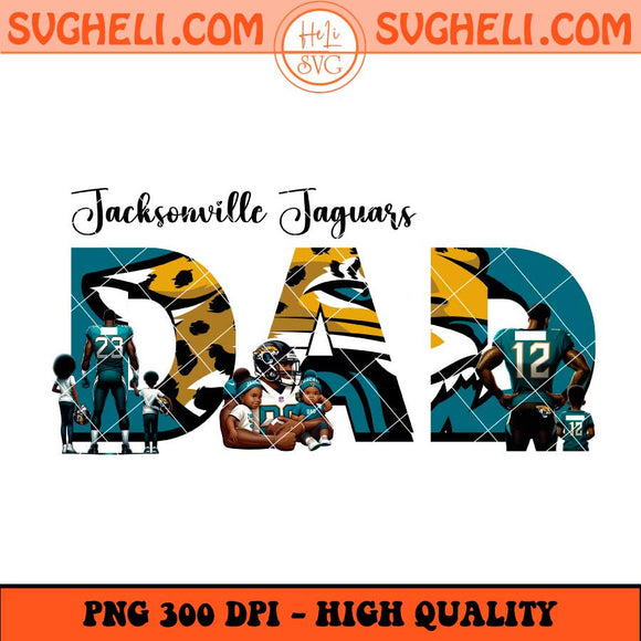 Jacksonville Jaguars Football Png Father's Day Football Png Sublimation Files