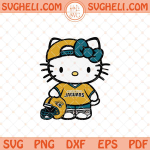 Jacksonville Jaguars Hello Kitty Svg Jacksonville Football Svg Png Dxf Eps Files