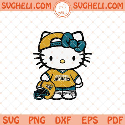 Jacksonville Jaguars Hello Kitty Svg Jacksonville Football Svg Png Dxf Eps Files