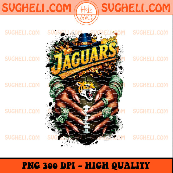 Jacksonville Jaguars NFL Hand Nail Finger Png