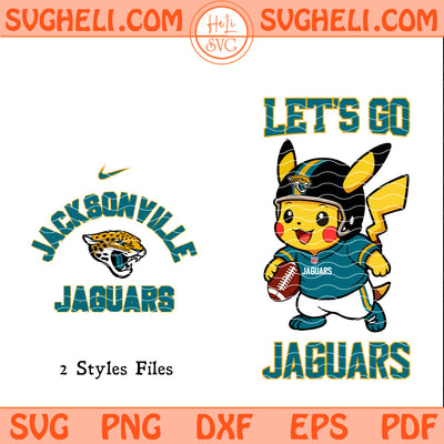 Jacksonville Jaguars Pokemon NFL Svg Jaguars NFL Svg