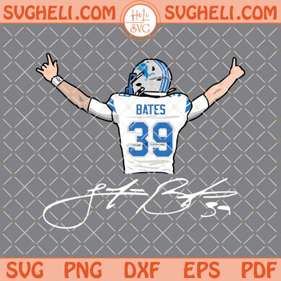 Jake Bates Detroit Lions Svg Jake Bates 39 Svg Lions Svg Png Dxf Eps Files