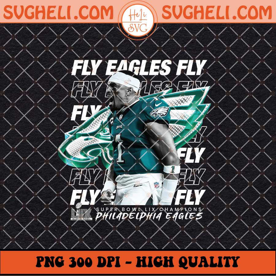 Jalen Hurts Eagles Super Bowl LIX Champions Png