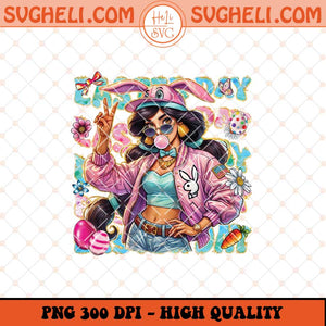 Jasmine Easter With Sunglasses Png Jasmine Bunny Png Sublimation Files