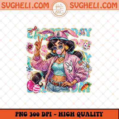 Jasmine Easter With Sunglasses Png Jasmine Bunny Png Sublimation Files