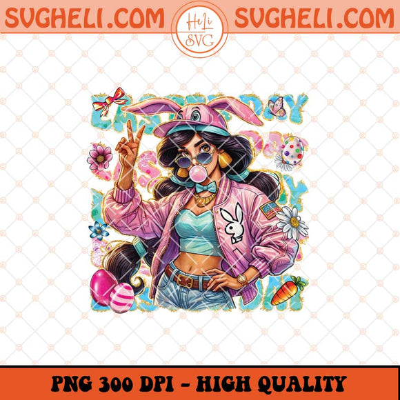 Jasmine Easter With Sunglasses Png Jasmine Bunny Png Sublimation Files