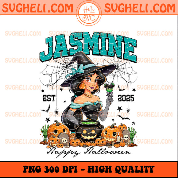 Jasmine The Witch Est 2025 Happy Halloween Png